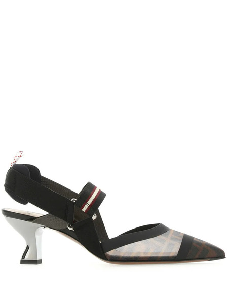  Fendi 55mm Colibrì Pumps - Black 
