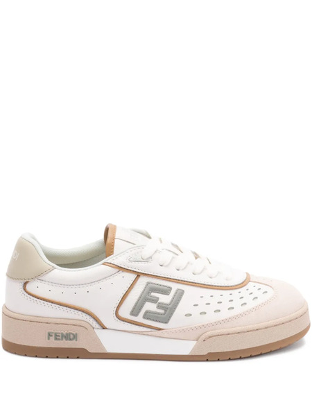  Fendi Multicolor Leather Fendi Match Sneakers - White 