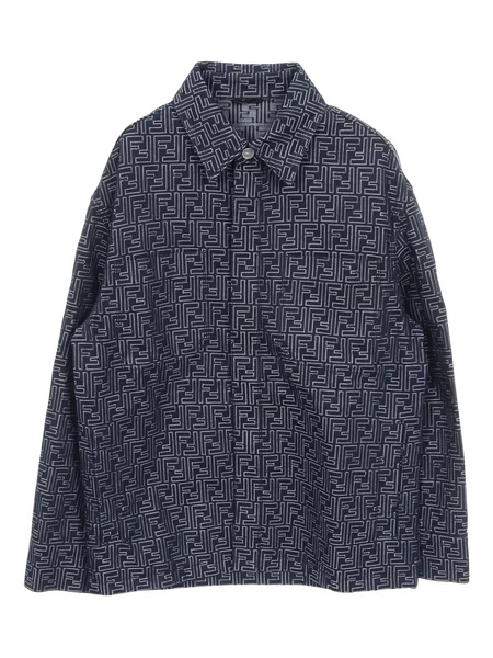  Fendi Pre-owned Jacquard Denim Jacket - Blue 