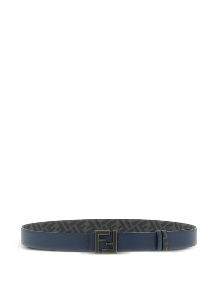  Fendi Reversible Metal-buckle Belt - Blue 