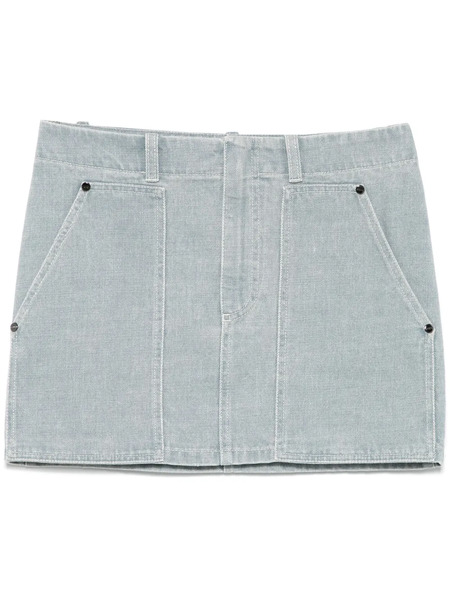  Fendi Roma Mini Skirt - Blue 
