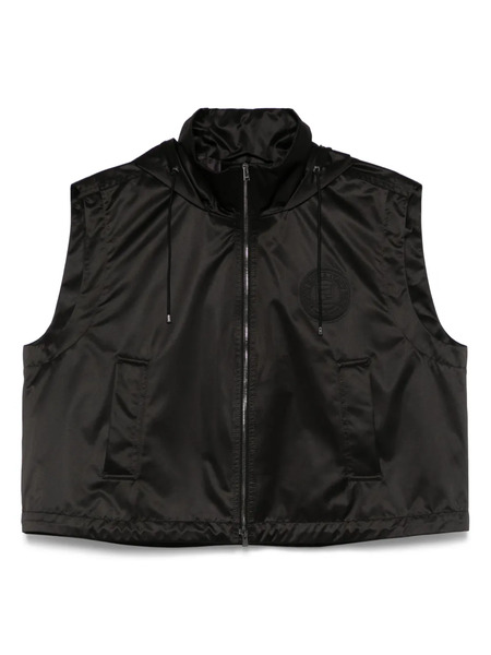  Fendi Satin Gilet - Black 