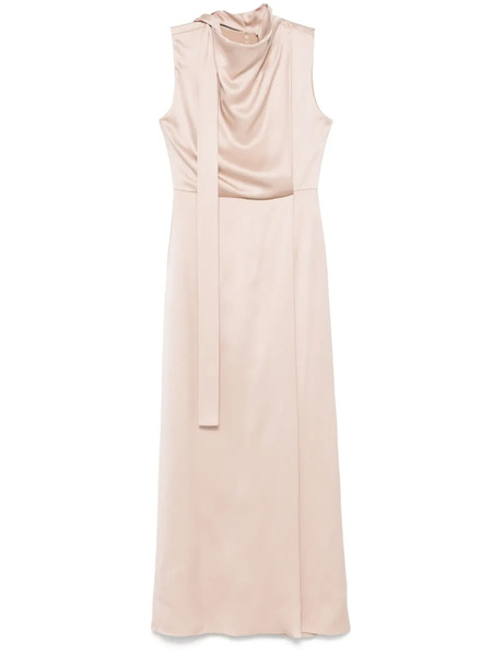  Fendi Silk Maxi Dress - Pink 