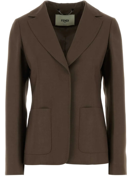  Fendi Single-breasted Blazer - F1rxg Green 