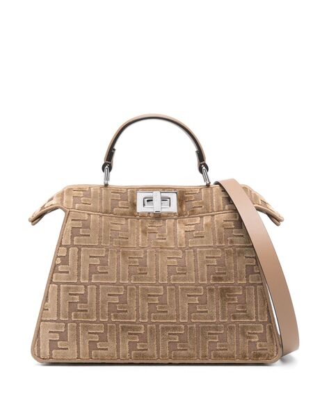  Fendi Small Peekaboo Iseeu Tote Bag - Brown 