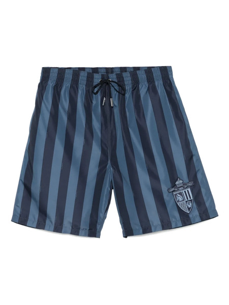  Fendi Striped Swim Shorts - Blue 