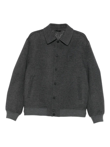  Fendi Wool Overshirt - Grey 