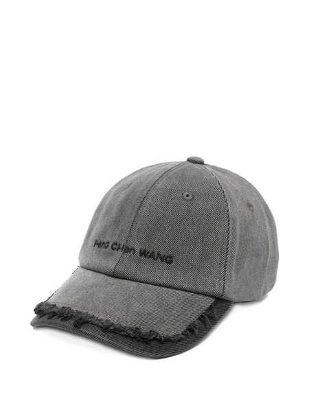  Feng Chen Wang Frayed Baseball Cap - Grey 