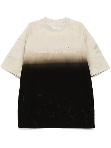  Feng Chen Wang Logo Patch T-shirt - Black 
