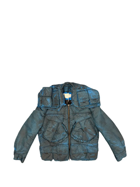  Feng Chen Wang Multi-pocket Military Jacket - Blue 
