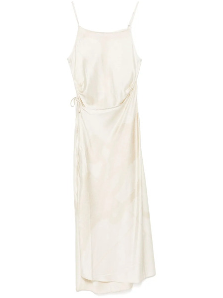  Feng Chen Wang Satin-finish Mid Dress - White 