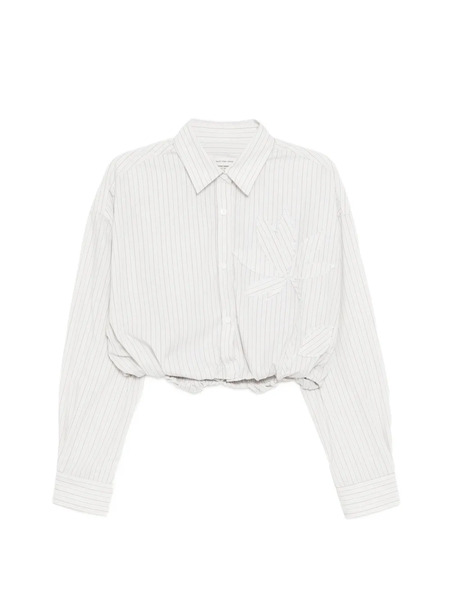  Feng Chen Wang Striped Shirt - White 