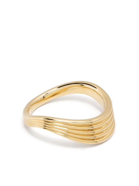  Fernando Jorge 18kt Yellow Gold Stream Wave Ring 