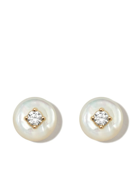  Fernando Jorge 18kt Yellow Gold Surround Diamond Stud Earrings 