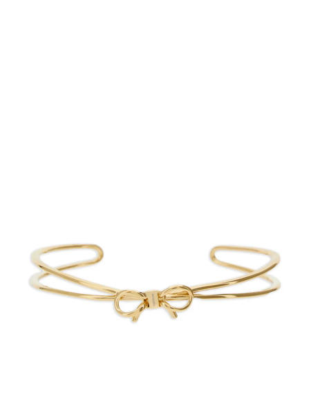  Ferragamo Bow Bangle Bracelet - Gold 