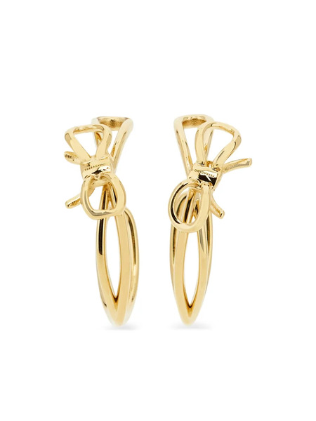  Ferragamo Bow Earrings - Gold 