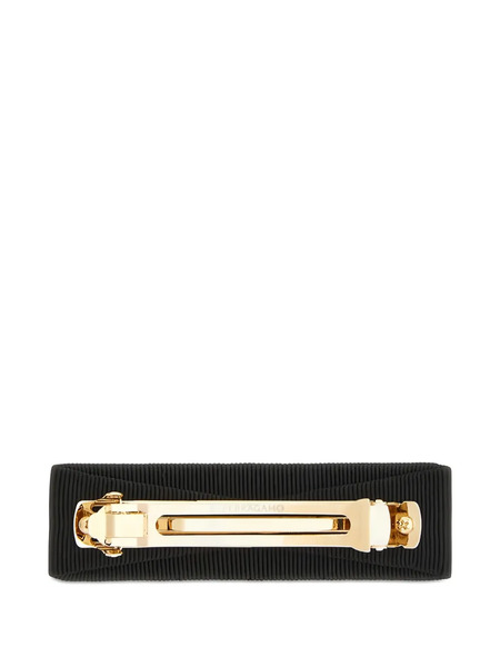  Ferragamo Bow Hair Clip - Black 