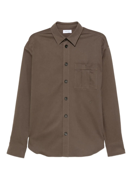  Ferragamo Button-fastening Shirt - Brown 