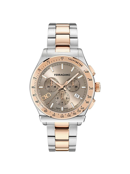  Ferragamo 1927 Chrono 42mm Watch - Neutrals 