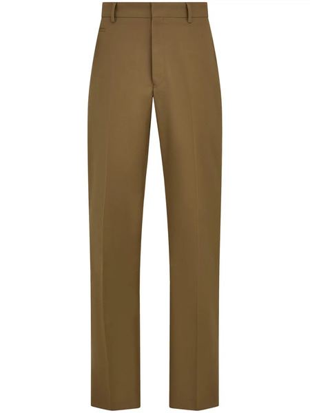 Ferragamo Cotton Trousers - Green 
