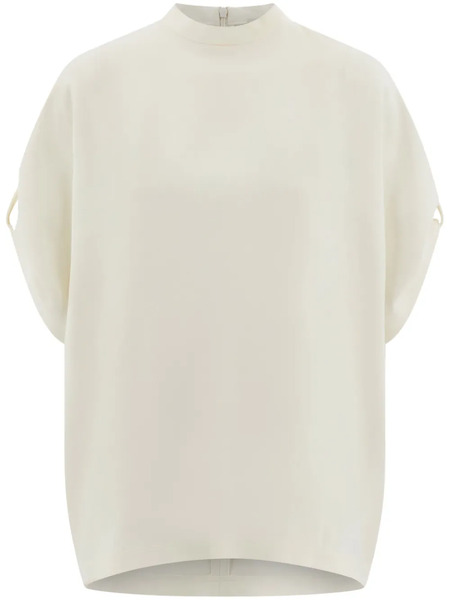  Ferragamo Crew-neck T-shirt - White 