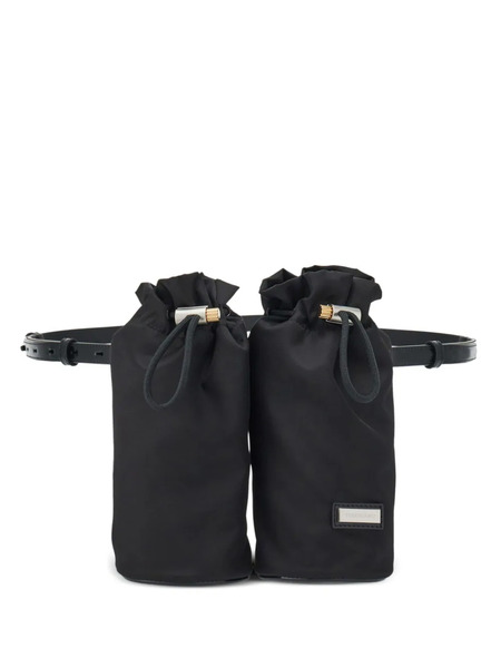  Ferragamo Double-pouch Belt Bag - Black 