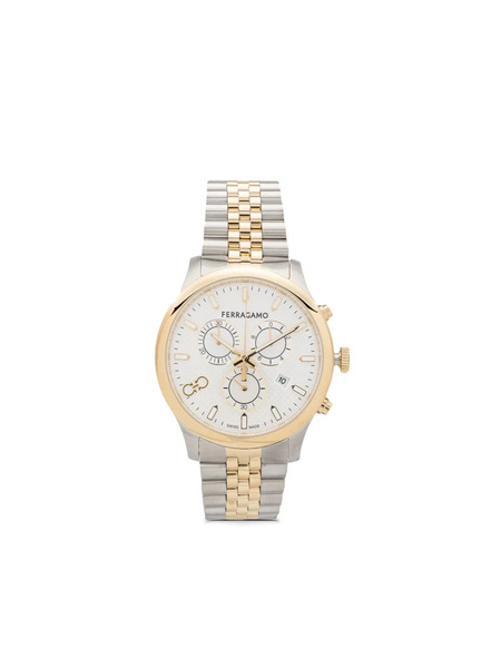  Ferragamo Duo Chrono 42mm - White 