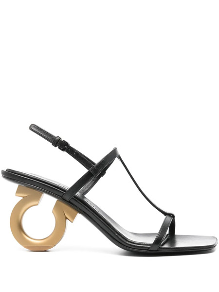  Ferragamo Elina Sandals - Black 