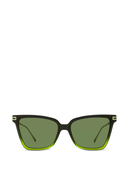  Ferragamo Eyewear Butterfly-frame Sunglasses - Black 