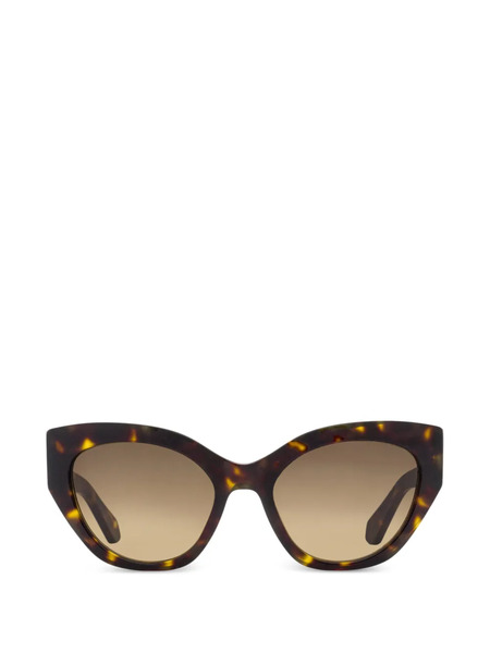  Ferragamo Eyewear Cat-eye Sunglasses - Brown 