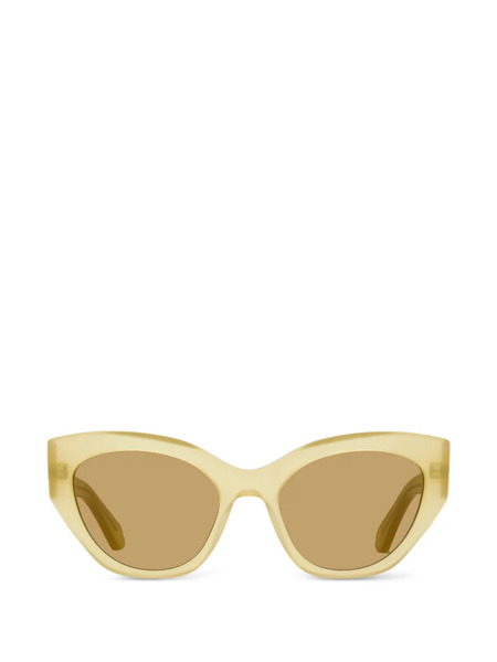  Ferragamo Eyewear Cat-eye Sunglasses - Yellow 