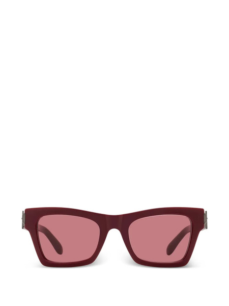  Ferragamo Eyewear Rectangular-frame Sunglasses - Red 
