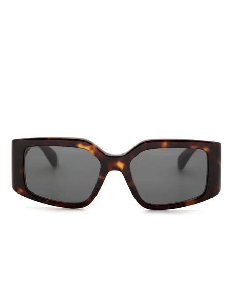  Ferragamo Eyewear Square-frame Sunglasses - Brown 