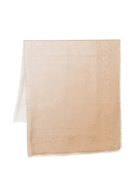  Ferragamo Fringed-hem Scarf - Neutrals 