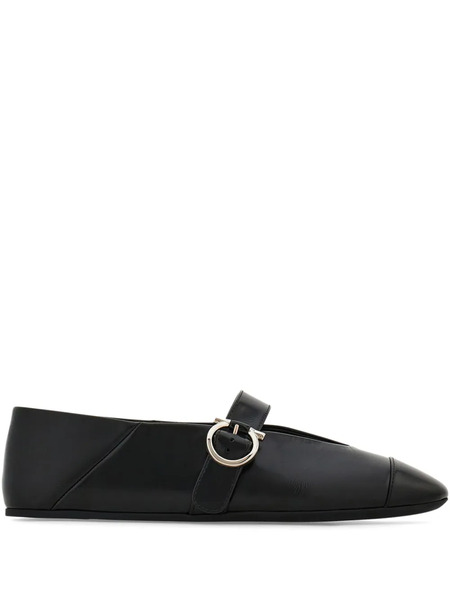  Ferragamo Gancini Ballet Flats - Black 