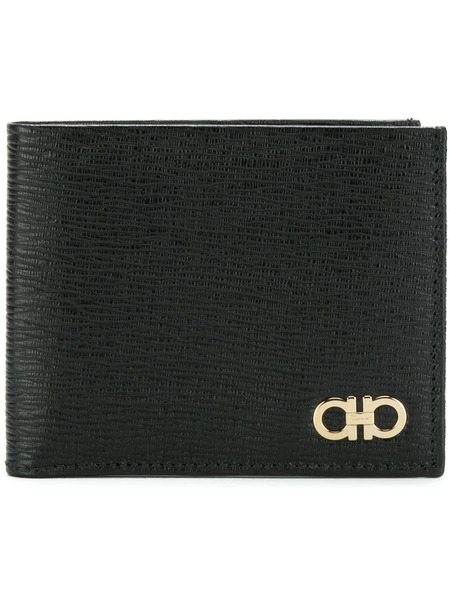  Ferragamo Gancini Bi-fold Wallet - Black 