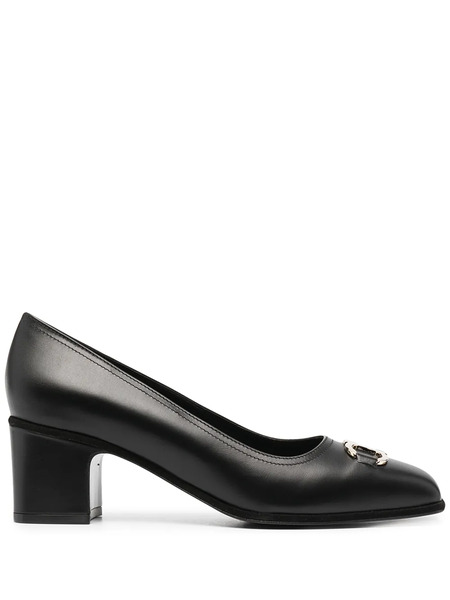  Ferragamo Gancini-buckle Pumps - Black 