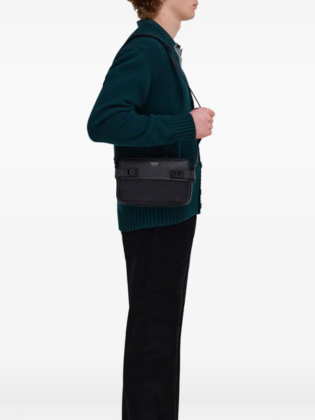  Ferragamo Gancini-buckle Shoulder Bag - Black 