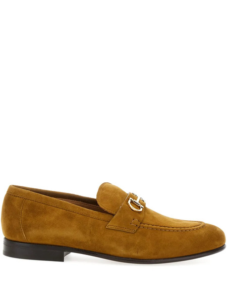  Ferragamo Gancini-detailed Loafers - Brown 