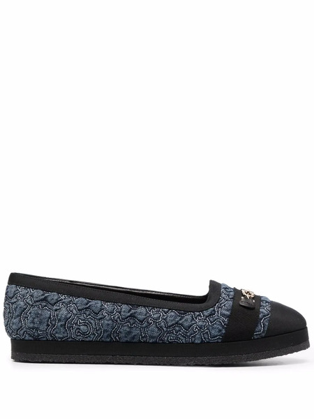  Ferragamo Gancini Galore Slippers - Black 