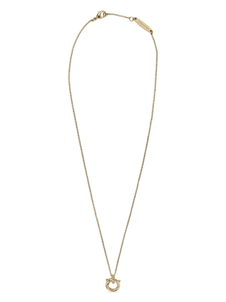  Ferragamo Gancini Pendant Necklace - Gold 