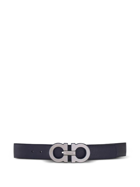  Ferragamo Gancini Reversible Belt - Blue 