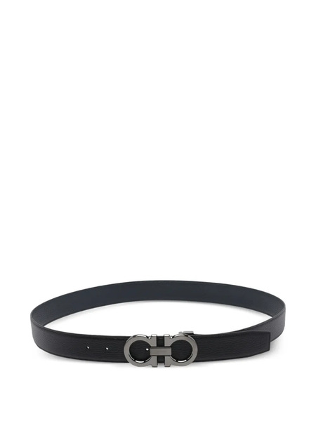  Ferragamo Gancini Reversible Belt - Blue 