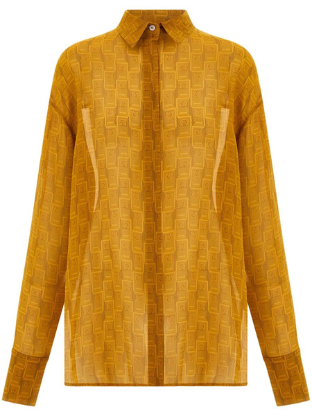 Ferragamo Gancini Shirt - Yellow 
