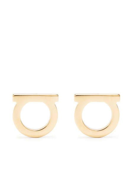  Ferragamo Gancini Stud Earrings - Gold 