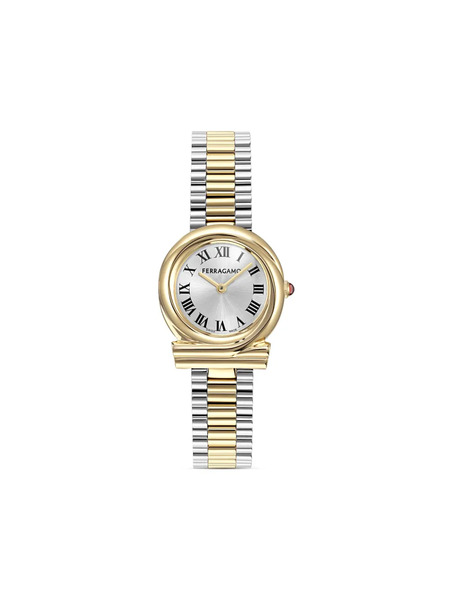 Ferragamo Gancini Twisted 28mm - Silver 