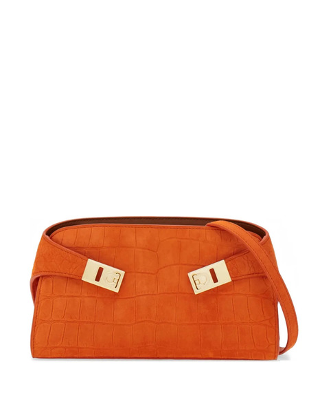  Ferragamo Hug Mini Crossbody Bag - Orange 