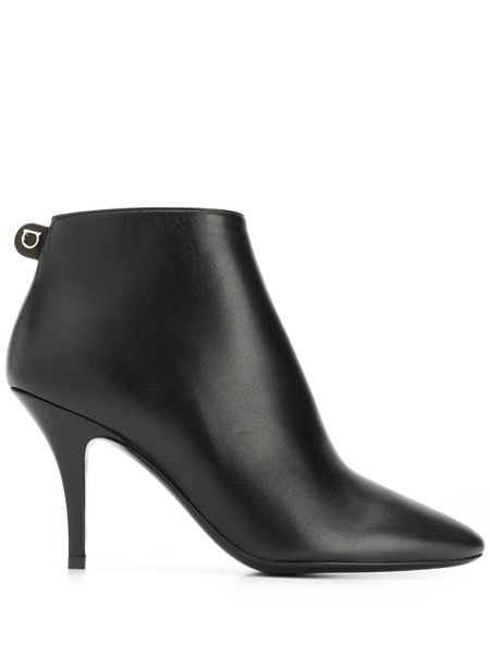  Ferragamo Joan Ankle Booties - Black 