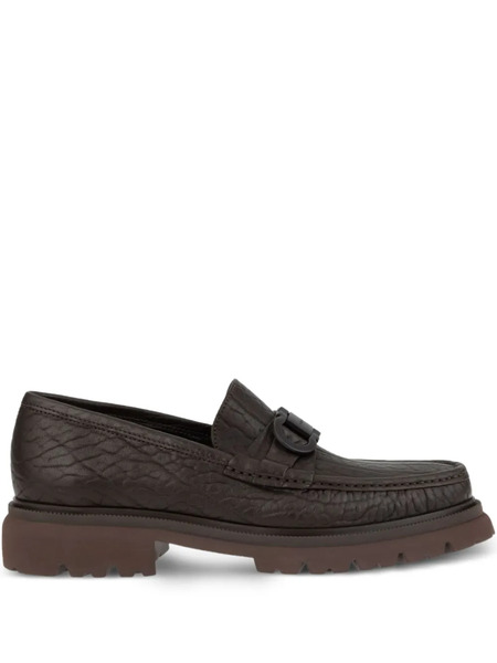  Ferragamo Leather Loafers - Brown 