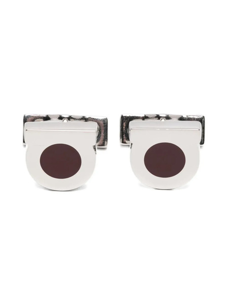  Ferragamo Logo Cufflinks - Silver 